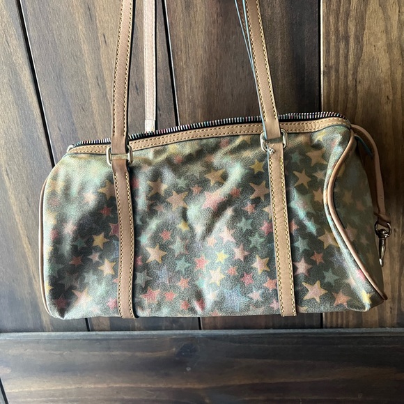 Vintage stars Dooney & Bourke barrel shoulder handbag in black - Picture 2 of 14